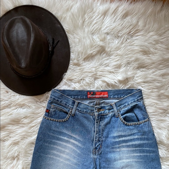 Vintage American Motorcycle Jeans in perfectly worn in condition, Sz 30 - Picture 11 of 15